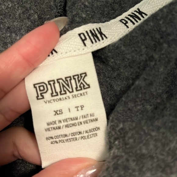 SUPER SOFT THIN PINK ZIP HOODIE - Picture 6 of 6